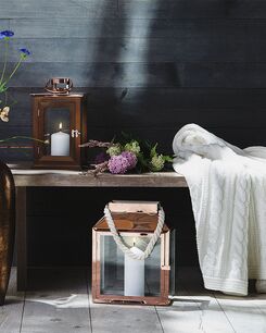 Lyhty ruostumaton teräs kupari 33 cm KASOS