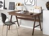 2 Drawer Home Office Desk 120 x 70 cm Dark Wood SHESLAY_803778