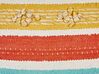 Coussin en coton multicolore à rayures 45 x 45 cm DICLIPTERA_843451