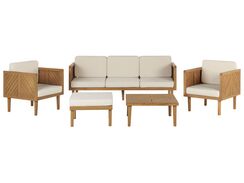 5-istuttava ulkosohvaryhmä akasiapuu valkoinen BARATTI 5-istuttava ulkosohvaryhmä akasiapuu valkoinen BARATTI