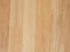 Conjunto de comedor 4 plazas de madera de caucho clara/blanco HOUSTON_700686