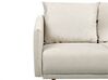 Sofa Set Polyester beige 5-Sitzer mit goldenen Beinen MAURA_892256