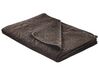 Embossed Bedspread and Cushions Set 160 x 220 cm Brown RAYEN_822075