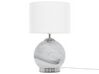 Glass Table Lamp White UELE_877556