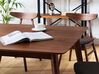 Jedálenský stôl 200 x 100 cm tmavé drevo MADOX_197262