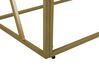 Glass Top Console Table Gold ORLAND_744306