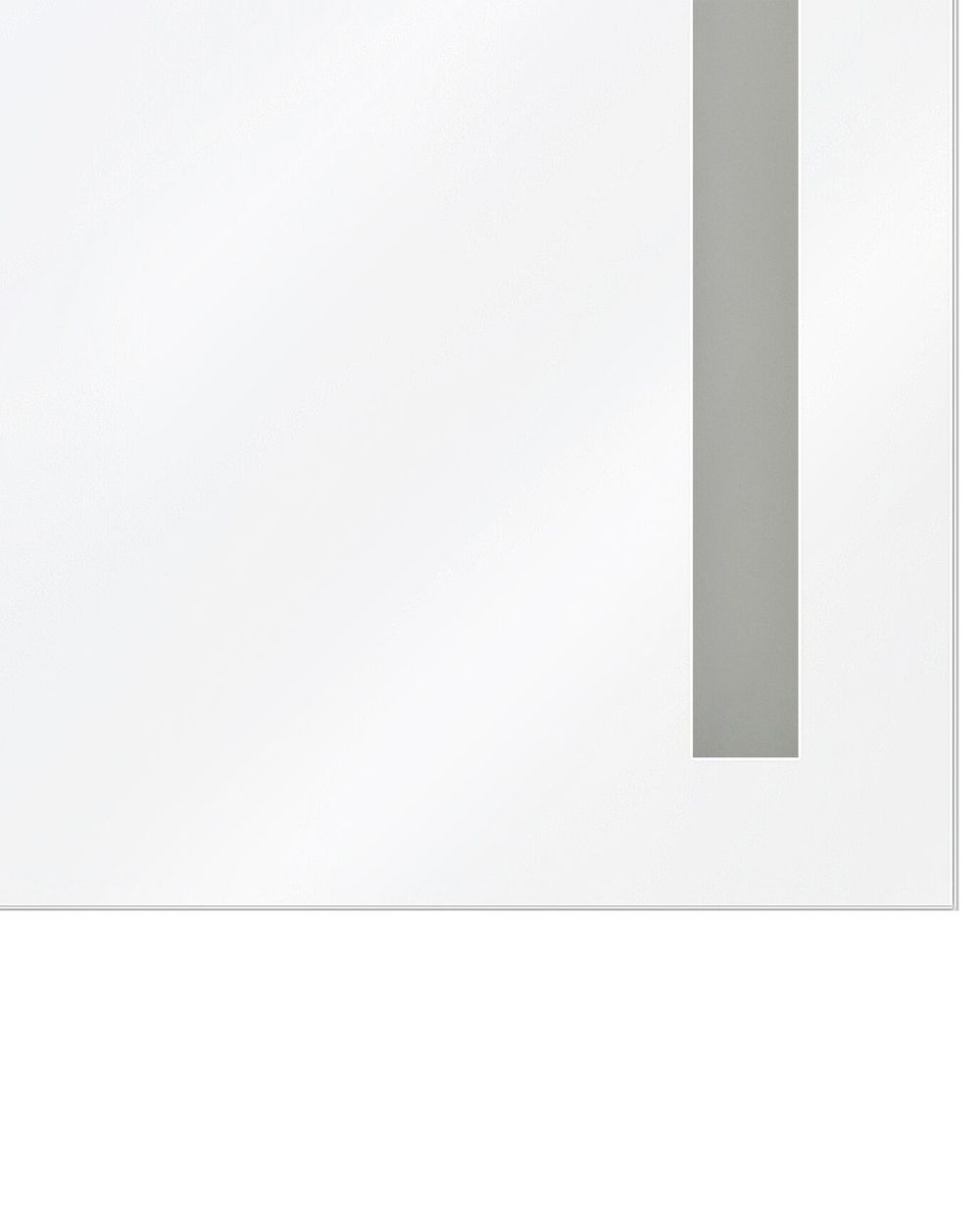 Badspiegel mit LED-Beleuchtung rechteckig 60 x 80 cm MARTINET | Beliani.de