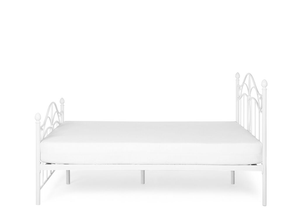 Bed Metaal VIRY 180 x 200 cm Wit