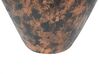 Terracotta Decorative Vase 33 cm Copper with Blue NIDA_742419