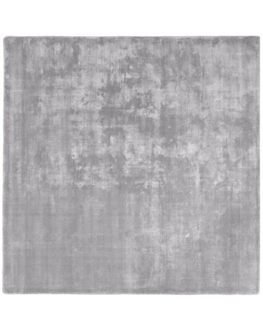 Tapis en viscose gris clair 200 x 200 cm GESI II