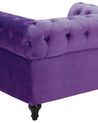 Velvet Armchair Purple CHESTERFIELD_705692