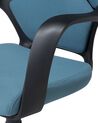 Swivel Office Chair Teal and Black DELIGHT_688485