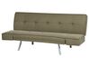 Canapé-lit en tissu vert BRISTOL_905076