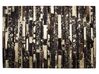 Kožený koberec 160 x 230 cm hnedý ARTVIN_642908
