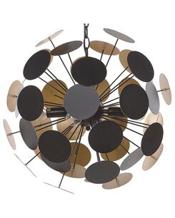 Riippuvalaisin metalli mustakultainen MARITSA