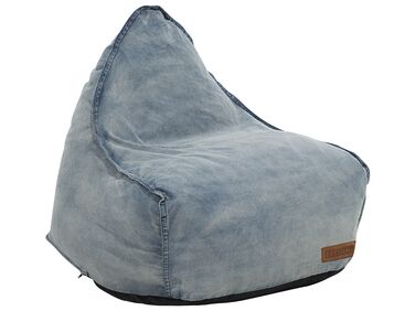 Denim Bean Bag Chair Blue DROP