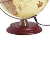 Decorative Globe with LED 30 cm Yellow VESPUCCI_784295