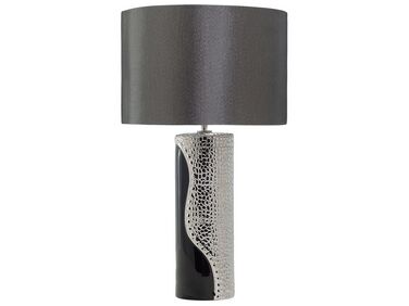 Lampada da tavolo moderna in color nero/argento AIKEN
