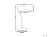 Metal LED Table Lamp White GALETTI_900121