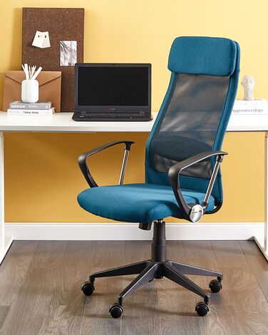Swivel Office Chair Blue PIONEER