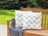 Set of 2 Outdoor Cushions Geometric Pattern 45 x 45 cm Light Green CUNEO_882835