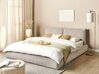 Corduroy EU Super King Size Bed Taupe VINAY_879898