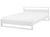 Łóżko drewniane 180 x 200 cm białe GIULIA_743786