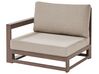5 Seater Certified Acacia Wood Garden Sofa Set Dark TIMOR II_853363