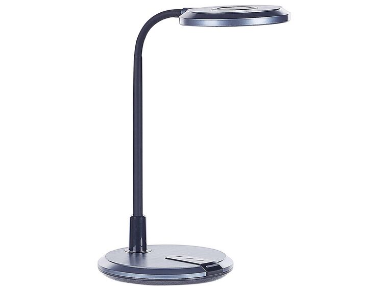 Lampa biurkowa LED srebrno-czarna COLUMBA_853938