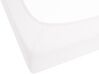 Drap-housse en coton 180 x 200 cm blanc JANBU_845157