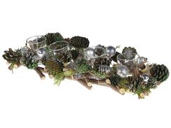 Kynttilänjalka mänty 4 kuppia vihreä PELSO Kynttilänjalka mänty 4 kuppia vihreä PELSO