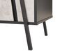 3 Drawer Sideboard Concrete Effect with Black BLACKPOOL_775121