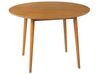 Mesa de comedor madera clara ⌀ 110 cm RADAN_826924
