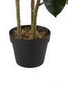 Plante artificielle figuier 134 cm avec pot FICUS ELASTICA_774498