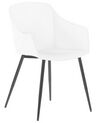 Set of 2 Dining Chairs White FONDA_775260