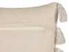 Set of 2 Cotton Cushions Chevron Pattern 45 x 45 cm Multicolour BOUVARDIA_843233