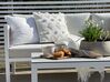 Lounge Set Aluminium weiß 5-Sitzer Auflagen beige BORELLO_802034