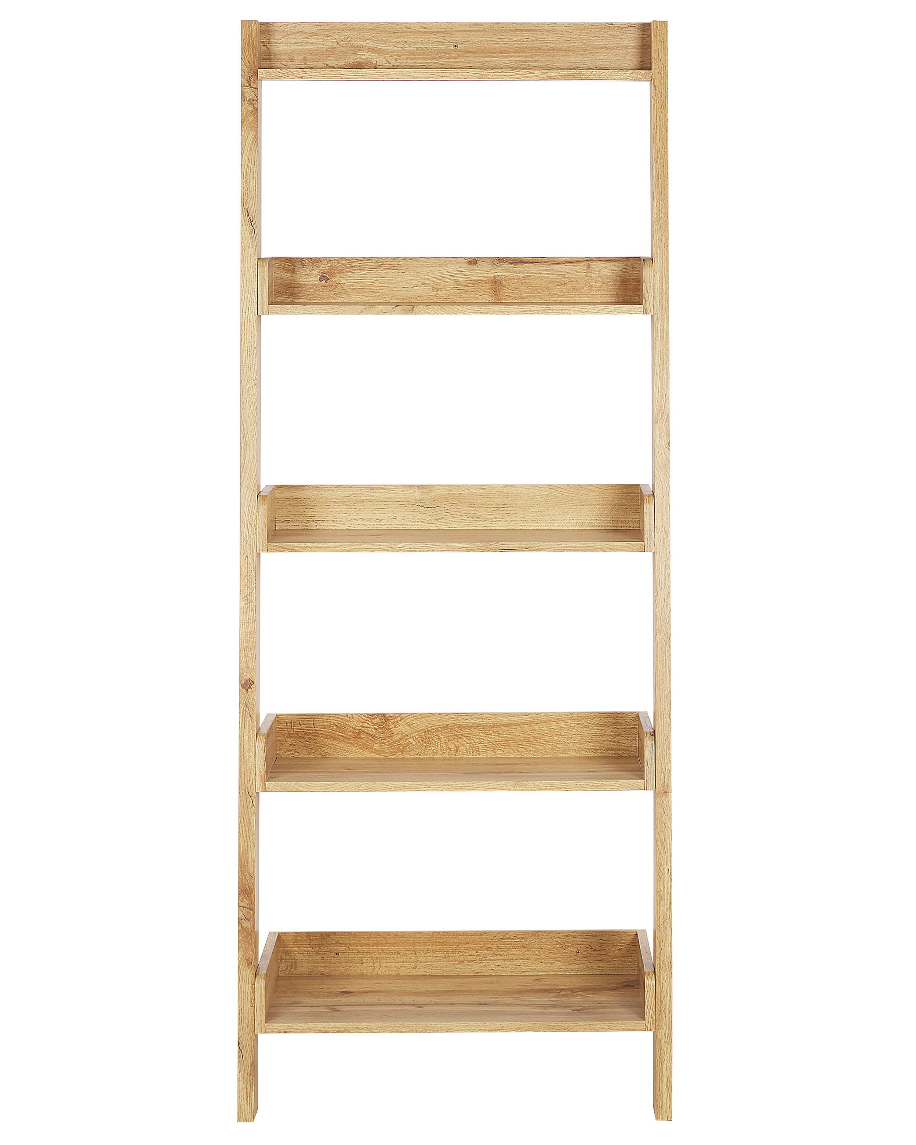 Ladder Shelf Light Wood MOBILE TRIO_820945