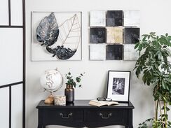 Seinäkoriste metalli monivärinen 50 x 50 cm TITANIUM