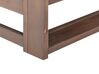 Lounge Set zertifiziertes Holz dunkelbraun 5-Sitzer modular Auflagen taupe TIMOR II_852993