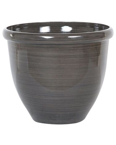 Vaso in pietra marrone scuro ⌀ 49 cm TESALIA