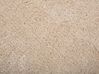 Tappeto shaggy beige chiaro 200 x 200 cm DEMRE_714878