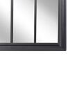 Metalowe lustro ścienne okno 69 x 89 cm czarne EMBRY_819033