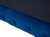 3 Seater Velvet Fabric Sofa Cobalt Blue SOTRA_727283