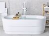 Freestanding Bath Mixer Tap White with Silver TUGELA_785186