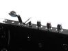 Whirlpool Badewanne schwarz mit LED 172 x 83 cm MONTEGO_780916