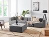 4 Seater Modular Garden Sofa Set Grey AREZZO_848128