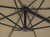 Riippuva aurinkovarjo ruskeanharmaa ⌀ 295 cm SAVONA II_828608