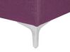 Canapé angle droite convertible en tissu violet 4 places avec pouf ABERDEEN_736881
