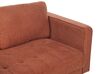 4 Seater Fabric Living Room Set Golden Brown NURMO_896338
